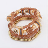 17KM Bohemia Beach Style Brand Jewelry multi layers Bracelet For Women pulseira