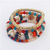 17KM Bohemia Beach Style Brand Jewelry multi layers Bracelet For Women pulseira