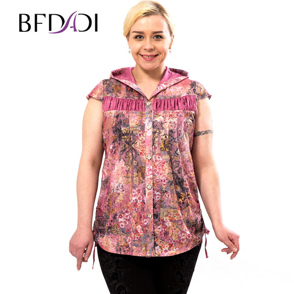 BFDADI 2016 Fashion T-shirt Casual Women and Plus T shirt 2017