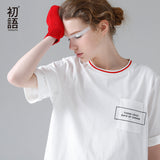 Toyouth 2017 Summer New Arrival Women T-Shirts Short Sleeve O-Neck Collar